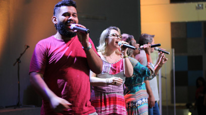 Culto de ano novo na Emanuel